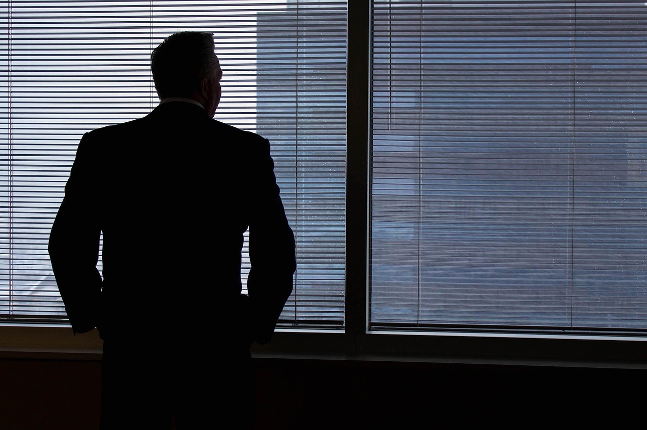 Businessman, silhouette, windows — How to Print Professional Paystubs for Free
